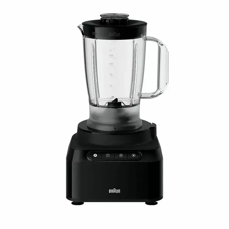 Braun Food Processor 7 Attachment , 800W, 2 Speeds, Pulse Function, 1.2L Capacity, Blender & Bowl 2L , Slicing and Grating disc, Dough, Ice Crusher Blade, FP301AI-FP3132BK - Image 5