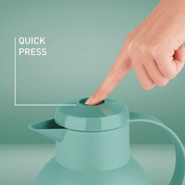 Tefal Samba Jug 1 Liter Green Isothermal Jug Translucent Vacuum Flask Plastic-Polypropylenex (PP) Glass Liner F4010210 - Image 9