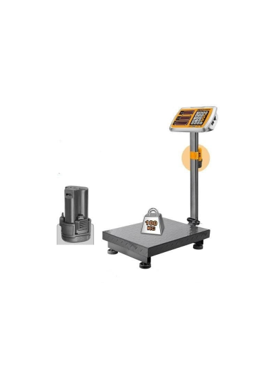 Ingco Cordless 100kg Lithium-Ion Scale CES1202 + Battery FBLI12152