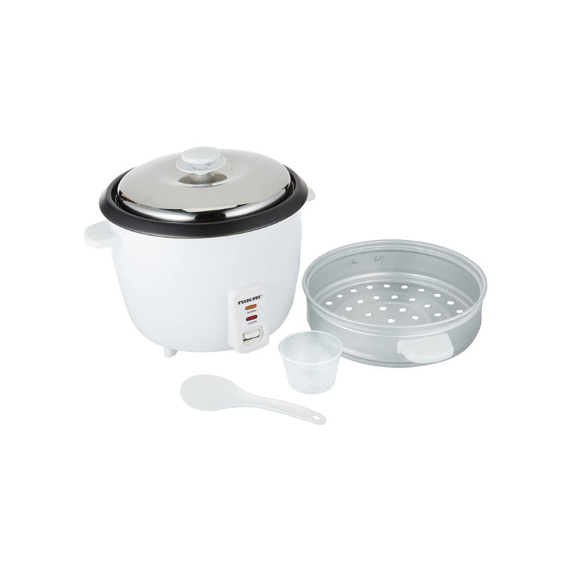 Nikai Rice Cooker 1.8L NonStick 700W Thermostat Control Detachable Power Cord Non-Stick Teflon Coated Inner Pot Aluminum Steamer Keep Warm Function NR672N1 - Image 4