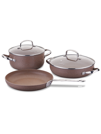 Korkmaz Browni 5pcs Cookware Set A2899