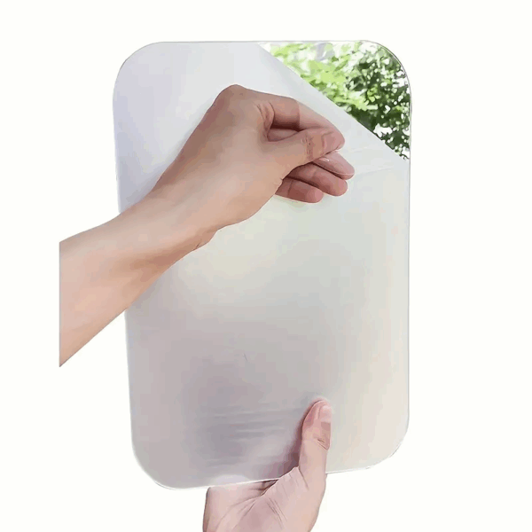 Generic High Quality Non-Glass Shatterproof, Anti Scratch, Easy to Install, Unbreakable, Safe for Kids, Frameless Acrylic Plexiglass Sheet Mirror (Wall Decor) for Bedroom, Bathroom & Living Room - Image 3
