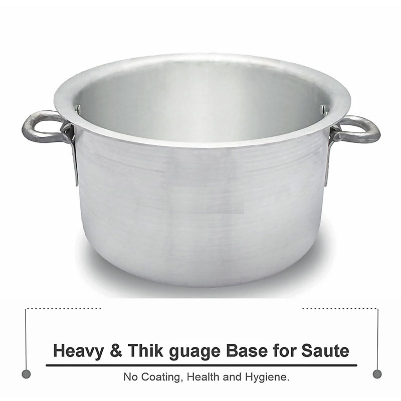 Nadstar Aluminium Sufuria 5pcs with Lid & Handle 125L 140L 155L 170L 190L Cookware Set Tope Cooking Pot for Commercial Use - Gauge 7 Kitchen Heavy Duty Tapela