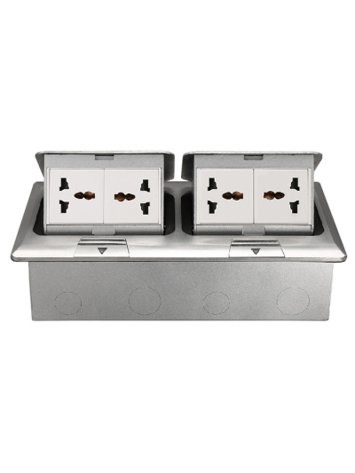 Tronic Floor Socket 2G Universal + RJ45 Data