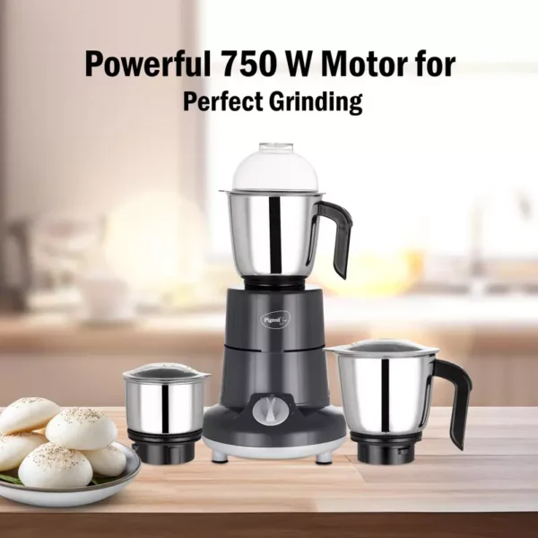 Pigeon Mixer Grinder 750w Stainless Steel Jar Copper Motor ‎Removable Jar Compact design 1.5L 1.0L 0.4L Jars Especial - Image 8