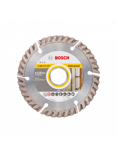 Bosch Diamond Cutting Disc Professional For Universal 115 x 22.23mm 2608615057