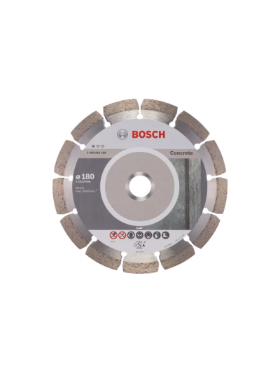 Bosch Diamond Cutting Disc 180 x 2.0 x 10mm for Concrete 2608602199