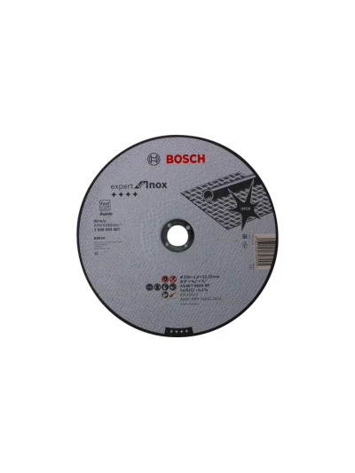 Bosch Cutting Disc 230 x 22.23 x 1.9mm for Inox Rapido 2608603407
