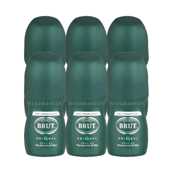 Brut Roll On 50ml Antiperspirant Musk Pack of 6