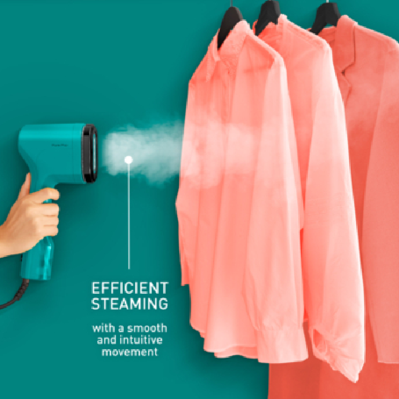 Tefal Pure POP Handheld Garment Steamer 1300W with 70ml Tank 20g/min 2m Power Cord DT2024G0/2020G0 - Image 8