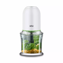 Braun Chopper and Mincer 500W MultiPractic 3 500ML Bowl Capacity 2 Speed Quad Blade System for Chopping Ice Crushing Mincing Grinding Pureeing CH3011WH