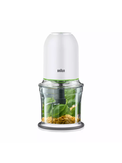 Braun Chopper and Mincer 500W MultiPractic 3 500ML Bowl Capacity 2 Speed Quad Blade System for Chopping Ice Crushing Mincing Grinding Pureeing CH3011WH