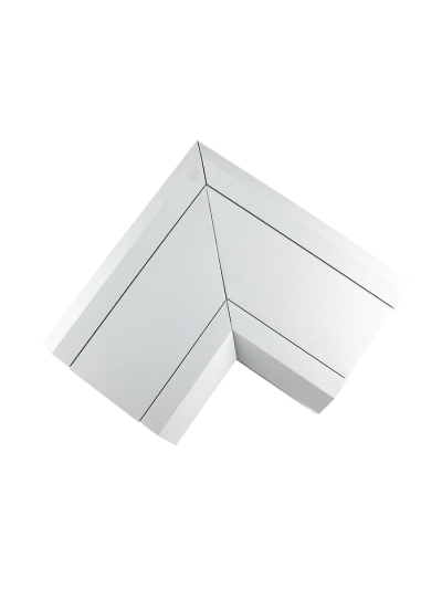 Tronic Compartment Trunking Angle Bend PVC 170mmx50mm