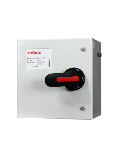 Tronic Onload Enclosed Manual Change Over 63A