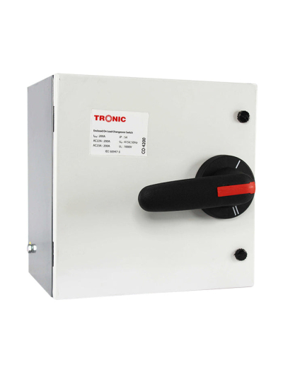 Tronic Onload Enclosed Manual Change Over 200A