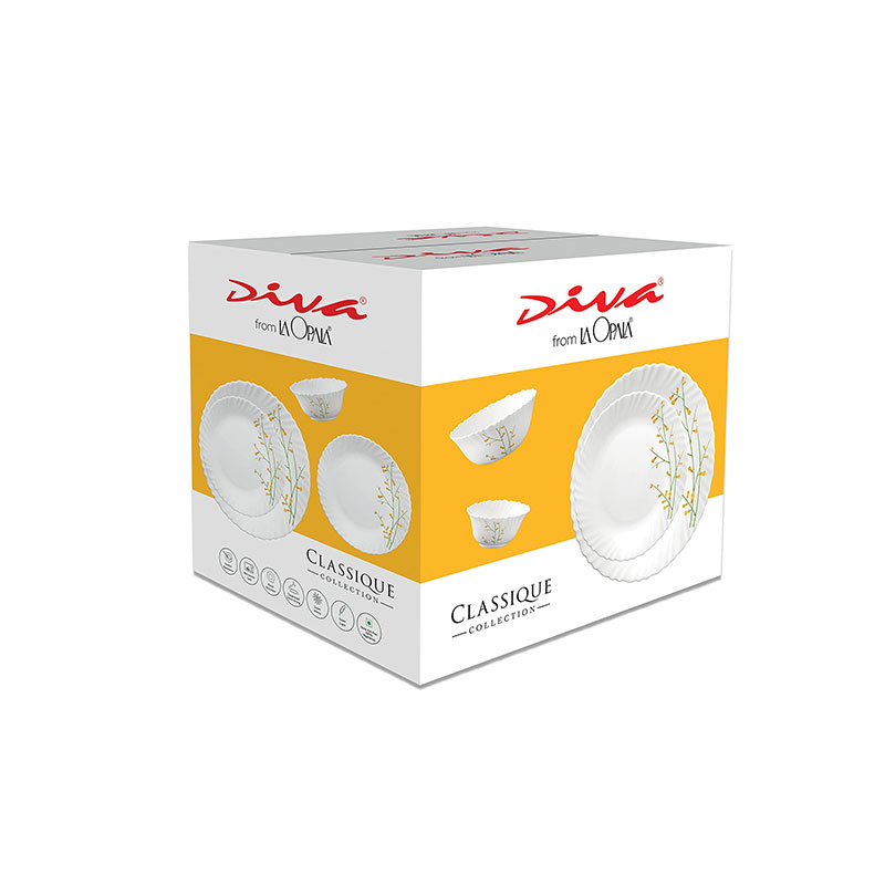La Opala Dinner Set Royal Iris Classique 20 Pieces LR020 - Image 3
