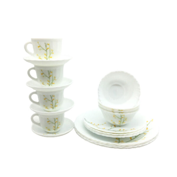 La Opala Dinner Set Citron Weave Classique 20 Pieces LW020 - Image 2