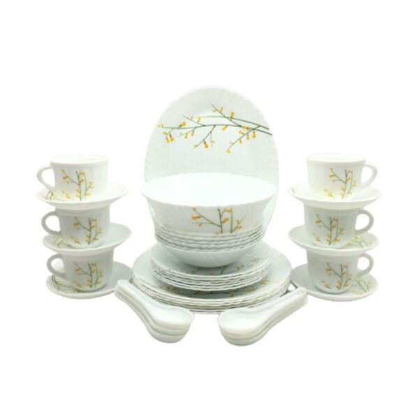 La Opala Dinner Set Citron Weave Classique 38 Pieces LW038 - Image 2