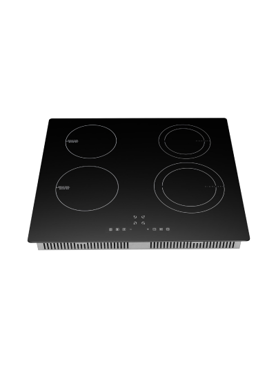 Homebase Built in Cooker 2 Induction 2 Ceramic Plates Glass Top HB-QB4009