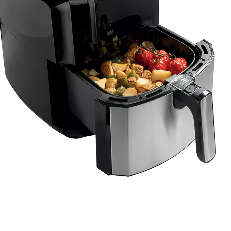 Hisense Digital Air Fryer 6.3L 1700W Touch Control with LCD Display, 360° Circulation, 8 Preset's Menu, Dual Cooking Zone H06AFBK1S1 - Image 3