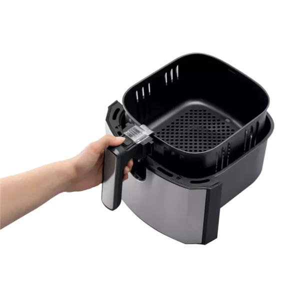 Hisense Digital Air Fryer 6.3L 1700W Touch Control with LCD Display, 360° Circulation, 8 Preset's Menu, Dual Cooking Zone H06AFBK1S1 - Image 2