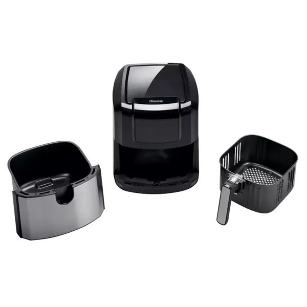 Hisense Digital Air Fryer 6.3L 1700W Touch Control with LCD Display, 360° Circulation, 8 Preset's Menu, Dual Cooking Zone H06AFBK1S1 - Image 4