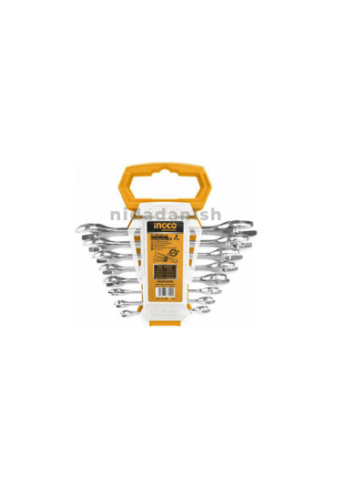 Ingco Double Open End Spanner Set 8pcs HKSPA2088