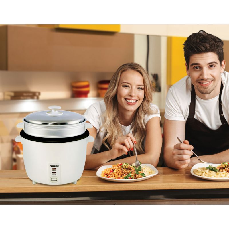 Nikai Rice Cooker 1.8L NonStick 700W Thermostat Control Detachable Power Cord Non-Stick Teflon Coated Inner Pot Aluminum Steamer Keep Warm Function NR672N1 - Image 7