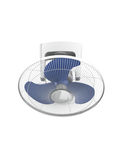 Tronic Oscillation Fan with Blue Metal Blade 16 Inch