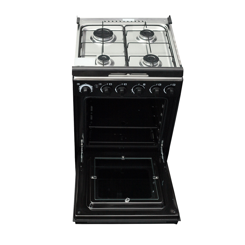 Delta Cooker 50x55cm 4 Gas Burners with Gas Oven & Grill DGC40B - Image 2