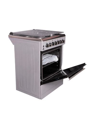 Delta Cookers 60x60cm Electric Oven & Grill 2 Gas 2 Electric Inox DGC-6022.I