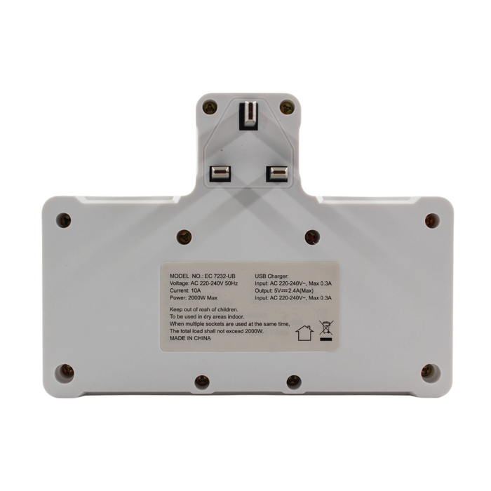 Tronic Multi Socket Adaptor With USB - Image 2