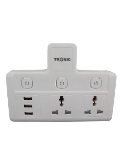 Tronic Multi Socket Adaptor With USB
