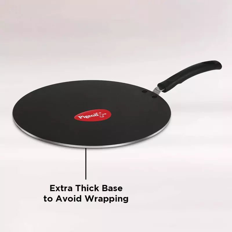 Pigeon Tawa Non-Stick Concave 25cm Aluminium Multi Tawa Pancake Pan Flat Pan Dosa Pan 260 - Image 3