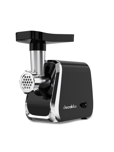 Decakila Meat Grinder 600W With Blade Out Put 1.5KG/Min Multiple Stainless Steel Grinding Plates KEMG021B