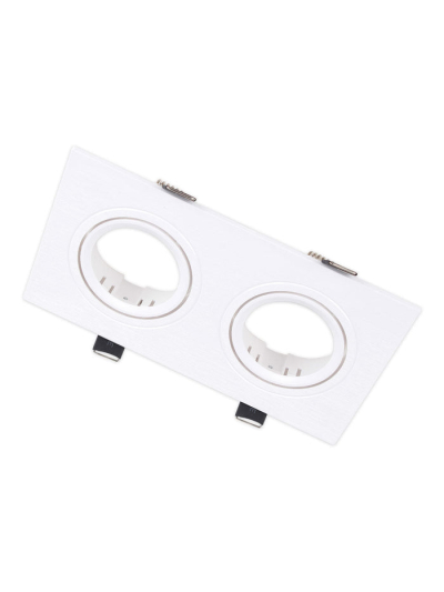 Tronic Twin Rectangular GU10 Recessed Fitting