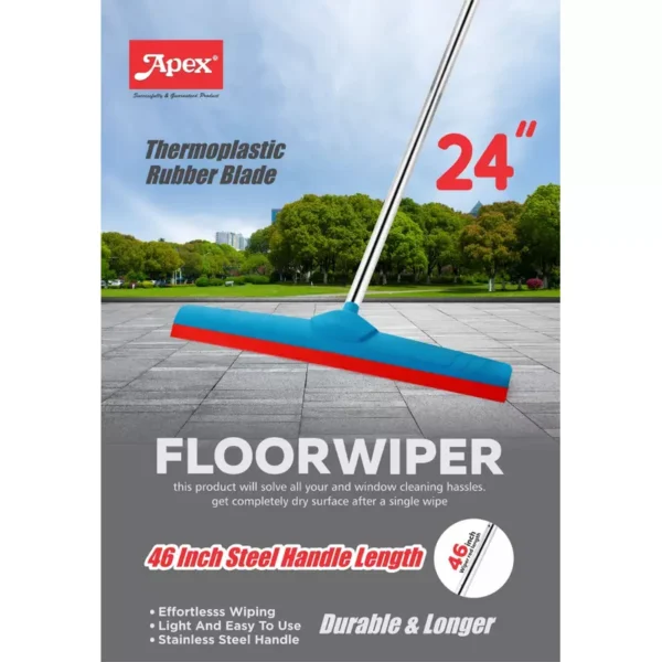 Apex Floor Wiper 24 inch Stainless Steel Handle - Image 2