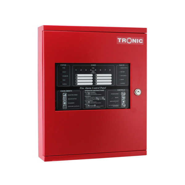 Tronic Fire Control Panel Non-Addressable 4 Zone