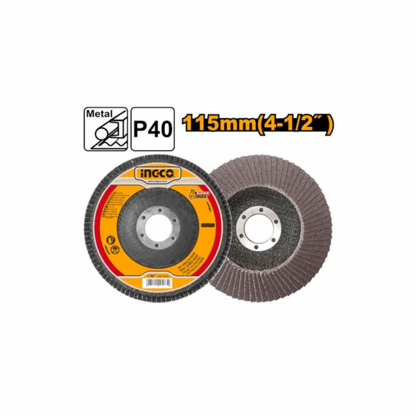 Ingco Flap Disc P40 115x22.2mm FD1151 - Image 3