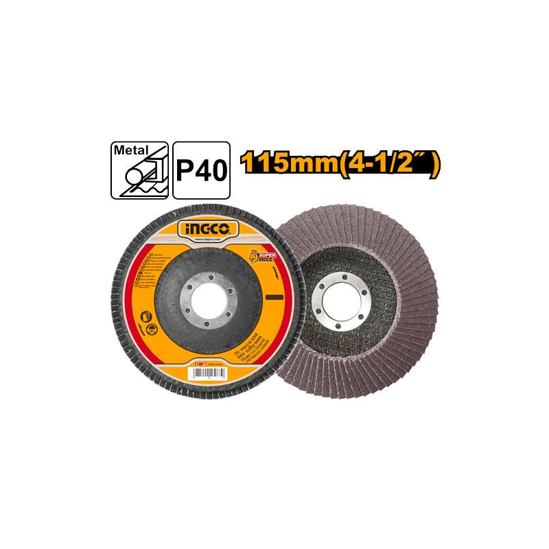 Ingco Flap Disc P40 115x22.2mm FD1151 - Image 3