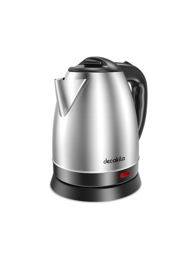 Decakila Kettle 1.5L Electric Jug 1800W Stainless Steel With Water Gauge Boil Dry Protection With Working Light KEKT002B