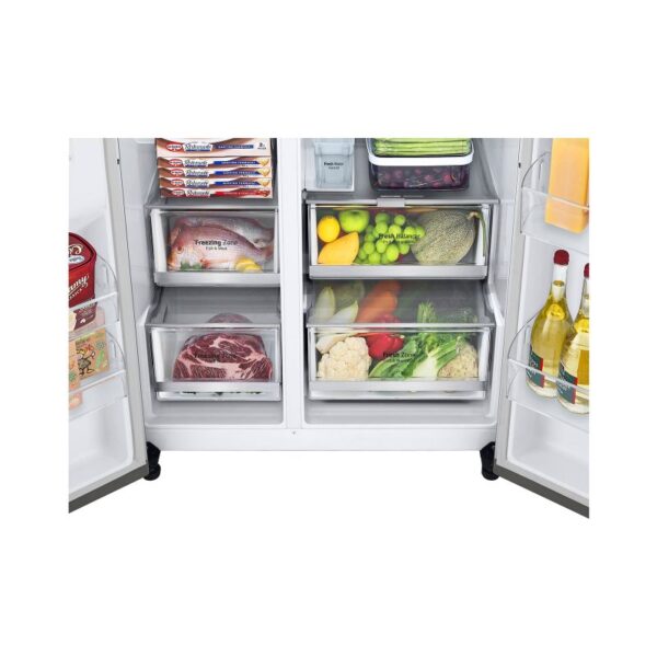 LG Refrigerator 635L InstaView Door-in-Door Silver GC-X257CSES - Image 5