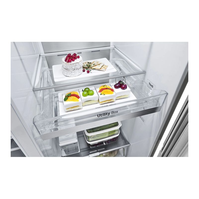 LG Refrigerator 635L InstaView Door-in-Door Silver GC-X257CSES - Image 6