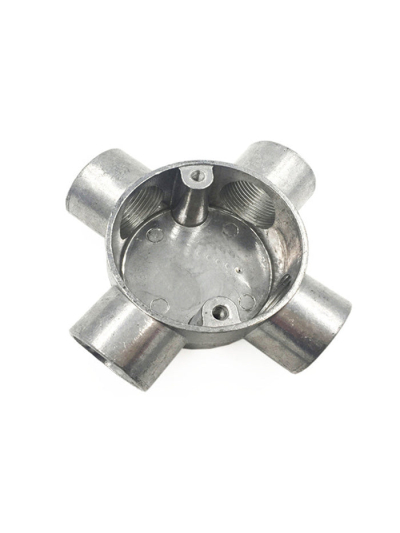Tronic Junction Circular Box G.I 4 Way