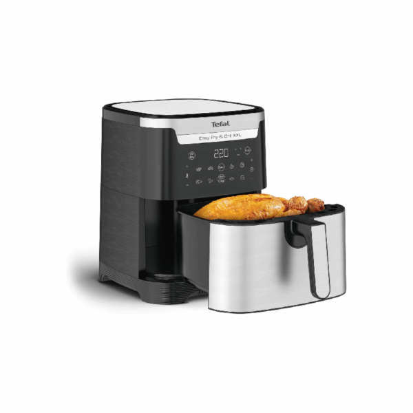 Tefal 2in1 Air Fryer Easy Fry & Grill XXL 6.5L 1830W with Grill Plate Digital Display & Timer EY801D27 - Image 3
