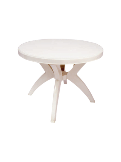 Cello Round Party Table Angular Multi-Color