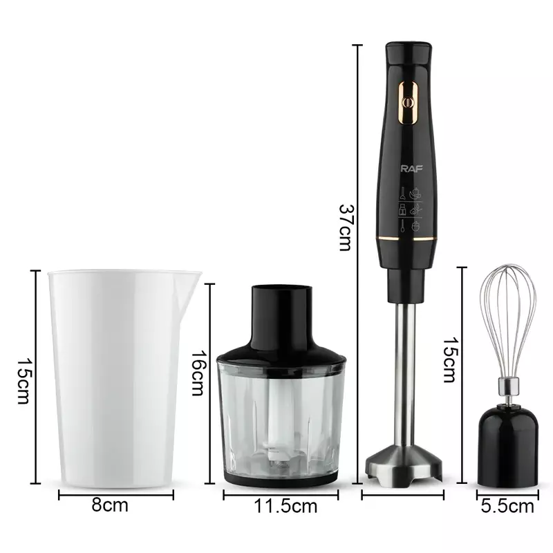 RAF 4 in 1Electric Blender Handheld Immersion 800w Hand Mixer for Kitchen Stainless Steam - Image 2