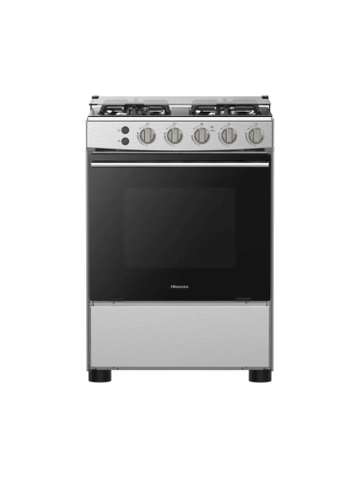 HISENSE Free Standing Gas Cooker with 4 Burners COOKER-60cm HFG60121X