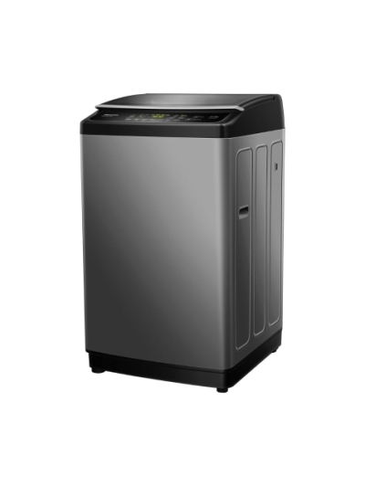 Hisense Washing Machine 11kg Automatic, Top Load, Bubble Clean, Soft-Closing Lid, Smart Fuzzy Logic, 3D Windmill Impeller, Titanium Silver WTJA1102T