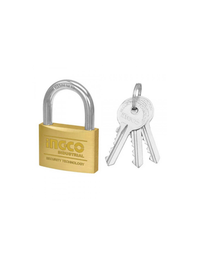 Ingco Heavy Duty Brass Padlock 60mm DBPL0602